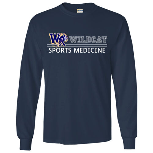 WR Sports Med Long Sleeve Wildcat with Paw Tee - Unisex Thumbnail