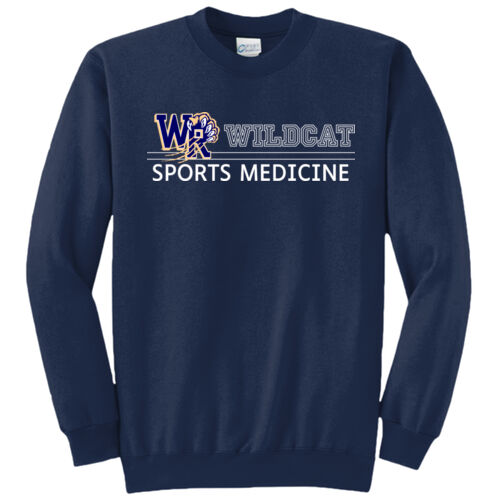 WR Sports Med Crewneck Sweatshirt Wildcat with Paw - Unisex Thumbnail